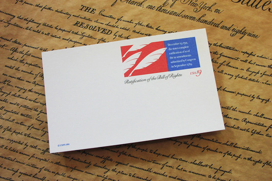 card postal design